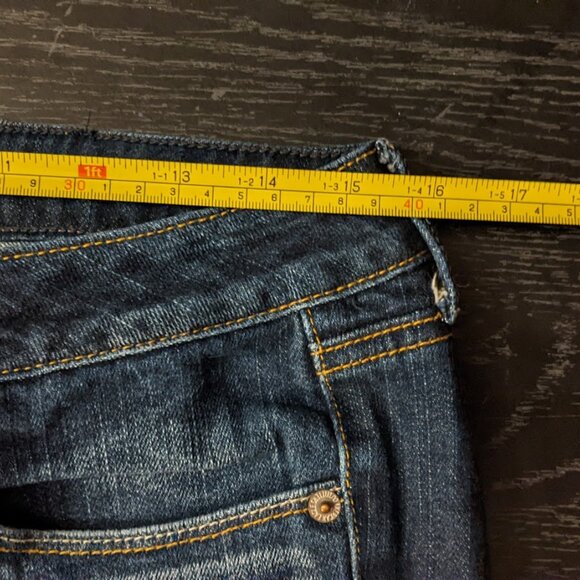 American Eagle Low Rise Jeans/Dark Wash/Size 8 - Picture 7 of 11